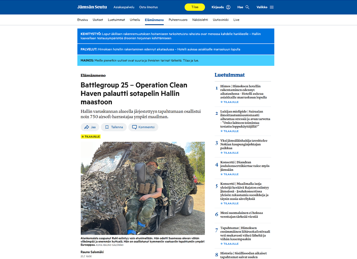 Jämsän seutu 25.7.2025